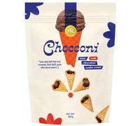 Chocconi Mini Milk Chocolate Wafer Cones, 397g - Crispy Wafers Filled with Couverture Milk Chocolate, Made in Thailand