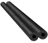 Chochkees Floating Pool Noodles Foam Tube 2 Pack Thick Hollow Noodles for Swimming Pool 52 Inch Long (Black)