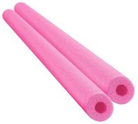 Chochkees Floating Pool Noodles Foam Tube 2 Pack Thick Hollow Noodles for Swimming Pool 52 Inch Long (Pink)