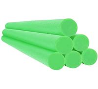 Chochkees Lime Green Pool Noodles Swimming Solid Core Foam Tube, Floating Thick Noodles for Floating, Pool Accessories, 52" (12-Pack)