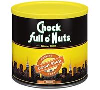 Chock Full O Nuts Morning Treat Donut Shop Medium Roast Ground Coffee 652g