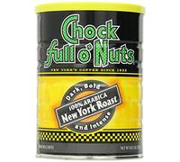Chock Full O Nuts New York Dark Roast Ground Coffee 297g Can