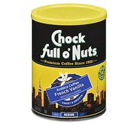 Chock Full o'Nuts French Vanilla Flavoured Ground Coffee 290ml Tin Premium Coffee Beans