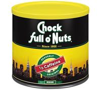 Chock Full o'Nuts Ground Coffee, Heavenly Half Caffeine, 24 Ounce