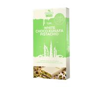 Choco Lake Premium White Dubai Choco Kunafa & Pistachio Dubai white chocolate filled with pistachio cream and kunaf filling 190 g