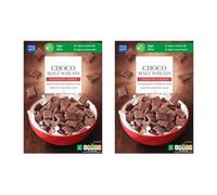 Choco Malt Wheats 500g Pack of 2,Suitable for vegans, making it a versatile breakfast option that the whole family can enjoy with milk or as a snack.