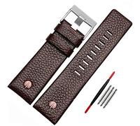 Choco&Man US Genuine Leather Watch Band Strap with Tool Fit for Men's Diesel Watches