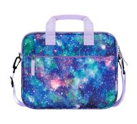 Choco Mocha 12.5 Inch Kids Tablet Bag Sleeves, Carrying Tablet Case Fit for Kids Tablet Fire HD 10 8, Fire HD Pro 10 8, iPad, Kindle, Stars-Purple