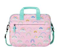 Choco Mocha 12.5 Inch Kids Tablet Bag Sleeves, Carrying Tablet Case Fit for Kids Tablet Fire HD 10 8, Fire HD Pro 10 8, iPad, Kindle, Rainbow Pink