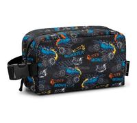 Choco Mocha Boys Freezable Snack Bag, Truck Kids Insulated Freezable Lunch Bag for Boys, Small Cooler Bag with Ice Packs for School Travel, Truck Black