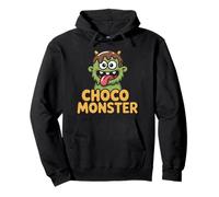 Choco Monster Dripping Chocolate Fun Halloween Pullover Hoodie