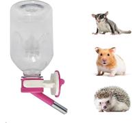 Choco Nose Patented Mini No-Drip Water Bottle/Feeder for Hamsters/Hedgehogs/Gliders/Rats/Mice/Other Small Pets and Animals - For Cages, Crates or Wall Mount. 300ML. Nozzle 10mm, Pink (C125)