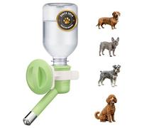 Choco Nose Patented No-Drip Small-Medium Sized Dogs/Cats Water Bottle/Feeder Cages Crates 300ML Mess Free Leak-Proof Nozzle 16mm Apple Green (C590)