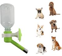 Choco Nose Patented No-Drip Small-Medium Sized Dogs/Cats Water Bottle/Feeder Cages Crates 300ML Mess Free Leak-Proof Nozzle 16mm Apple Green (C590)