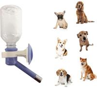 Choco Nose Patented No-Drip Small-Medium Sized Dogs/Cats Water Bottle/Feeder Pet Cages Crates 300ML Mess Free Leak-Proof Nozzle 16mm Blue (C590)