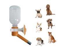 Choco Nose Patented No-Drip Small-Medium Sized Dogs/Cats Water Bottle/Feeder Pet Cages Crates 300ML Mess Free Leak-Proof Nozzle 16mm Orange (C590)