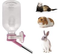 Choco Nose Patented No-Drip Water Bottle/Feeder for Guinea Pigs/Hamsters/Bunnies/Ferrets/Other Small Pets, Critters and Animals -For Cages, Crates or Wall Mount. 300ML. Nozzle 10mm, Pink (C128)