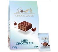 Choco Wafer Milk Chocolate 130g - Premium Swiss Chocolate Treat | Crispy Wafer Layers Covered in Smooth Lindt Milk Chocolate