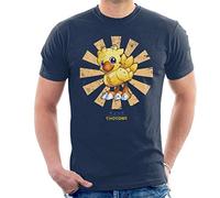 Chocobo Retro Japanese Final Fantasy Men's T-Shirt Navy Blue