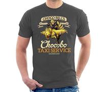 Chocobo Taxi Service Final Fantasy VII Men's T-Shirt Charcoal