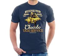 Chocobo Taxi Service Final Fantasy VII Men's T-Shirt Navy Blue