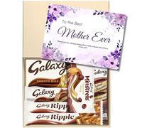 Chocohugs Chocolate Gift Box Hamper | Gift for Mother/Mom/Mum/Woman | Personalized Galaxy Chocolate Gift Filled with Galaxy Full Sized Bars Smooth Milk, Minstrels | Box of Chocolates