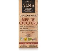 Chocolate 60% with Cocoa Nibs - Pack of 2-100g tablet - Vegan and Paleo product - From Sao Tome and Principe - No Cane Sugar or Palm Oil - Nutrient-Packed Product