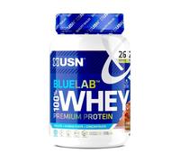 USN Protein Powder Blue Lab Whey Premium - Whey Isolate & BCAAs - Chocolate Caramel 908g