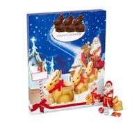 Chocolate Advent Calendar 2024 160g with thank you sticker - 24 Days Lindts Advent Calendar For Adults Men Women Boys Girls - Chocolate Reindeer (Chocolate Advent)