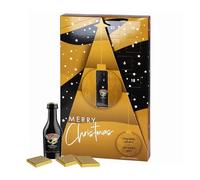 Chocolate Advent Calendar 2025 Gifts for Women - Irish Cream Liqueur 5cl Miniature Alcohol Bottles with 24 Days Christmas Countdown Chocolate Squares. Xmas Gifts for Women, Secret Santa Gifts for Mum