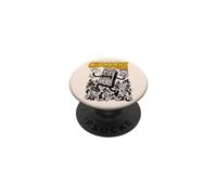 Chocolate and Chaos Kaiju Monster Funny Retro Choco Cartoon PopSockets Adhesive PopGrip