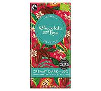 Chocolate And Love | Creamy Dark 55% Chocolate | 10 x 80g