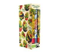 Chocolate and Love | Easter Chocolate Library Gift Box - Pack of 3 x 80g Bars | Premium, Organic & Fair Trade | Perfect for Special Occasions | Includes Orange, Milk Hazelnut and Sea salt…