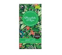 Chocolate And Love Ltd | Chocolate & Love Mint Dark 67% Chocolate Peppermint Crunch | 13 x 80g