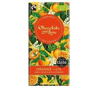 Chocolate And Love | Orange 65% Chocolate | 13 x 80g (UK)