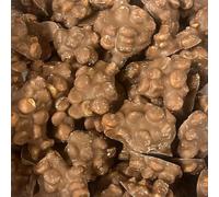 Chocolate Apple Pie Clusters - Vanilla Cookies and Dried Apple Cubes Covered with a Mixture of White, Milk Chocolate and Cinnamon (500g)
