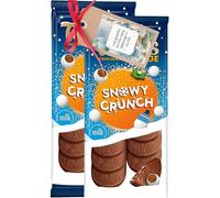 Chocolate Bar Bundle With Chocolate Orange Snowy Crunch Bars (2 Pack) - By Oerich Gift