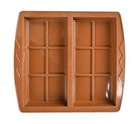 Chocolate Bar Mold - Silicone Chocolate Mould - Reusable Moulds for Baking | Non-Stick Deep Silicone Mold Rectangular Chocolates Molds | Stuffed Thick Baking Tool Break Apart Candy Molds for