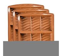 Chocolate Bar Molds - Silicone Break-Apart Protein and Energy Bar Molds - Easy-Release 6 Cavity Mould for Brownie Truffle Kitchen Crafting Kids Activity Holiday Party Favor