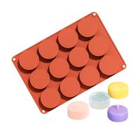 Chocolate Bar Mould, Cake Pop Mold, 12 Cavity Round Silicone Mold Cake Disc Mold | Chocolate Mold, Jelly Cake Mold, Pudding, Ice, Tor