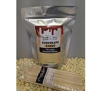 Chocolate Barns Fountain Ready White Chocolate 900gm, Free 100 Skewers for Baking ,Cooking Desserts Suitable for Making Fountains at Home and Commercial Spaces