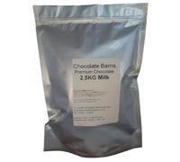 Chocolate Barns Premium Milk Chocolate Buttons 10Kg , Melting Couverture Chocolate Barns , Easy to use in Form of Chips, Callets