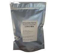 Chocolate Barns Premium Milk Chocolate Buttons 2.5Kg , Melting Couverture Chocolate Barns , Easy to use in Form of Chips, Callets