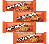 Chocolate Bars Bundle Containing Nutrageous Chocolate Bar 47g (4 Pack), Peanut Butter and Nut Lovers Chocolate Hamper Box
