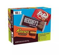 Chocolate Bars Multipack - HERSHEY'S, KIT KAT and Assorted Milk Chocolate, Holiday Sweets, Large Chocolate Bars Bulk 27.3 oz (18 Count)