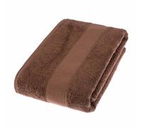 500 GSM Turkish Cotton Towel Soft, Absorbent & Quick-Drying Homescapes Chocolate Bath Sheet