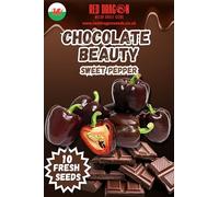 Chocolate Beauty Sweet Pepper Seeds - 10 Fresh Chocolate Beauty Sweet Pepper Seeds