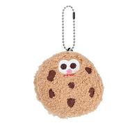 Chocolate Biscuit Plush Pendant | Soft Keychain | Realistic Doll Bag Handbag Backpack Handbag Accessory for Kids Teens Adults Cute Gift Funny Collecting