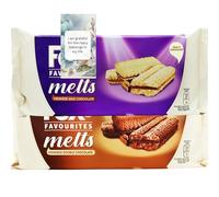 Chocolate biscuits bundle With Favourites Double Choc Melts and Viennese Milk Choc Sandwich Melts (2 Mixed Pack) - By Oerich Gift