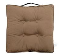 Chocolate Booster Armchair Cushion Seat Pad Pack of 1 Large 45cm Square Booster Cushion Pads 10cm Thick Seatpad Cushion Chair Pad for Adults, Car Seat, Office & Post-Operative